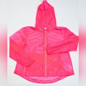 Lilly Pulitzer neon pink windbreaker